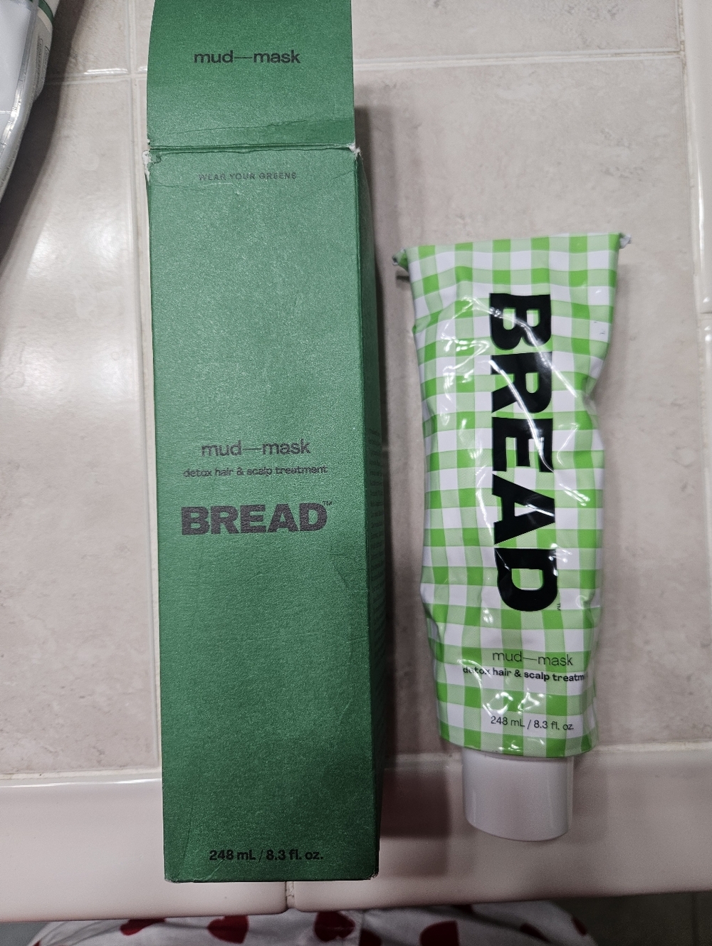 NWT Bread Mud Mask: Hair And Scalp Detoxifying Prewash Clay Treatment